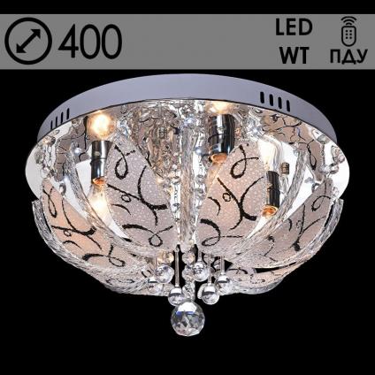 Люстра 55784/400 CR хром 4х40W E14 LED-WT ПДУ d400 h210, 24